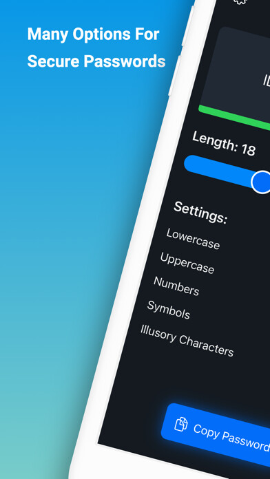 Emulate iPhone app SC Password & Generator using MyAndroid