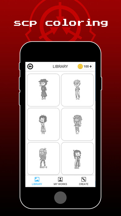 Emulate iPhone app SCP Foundation Color By Number using MyAndroid Emulate iPhone app SCP Foundation Color By Number using MyAndroid