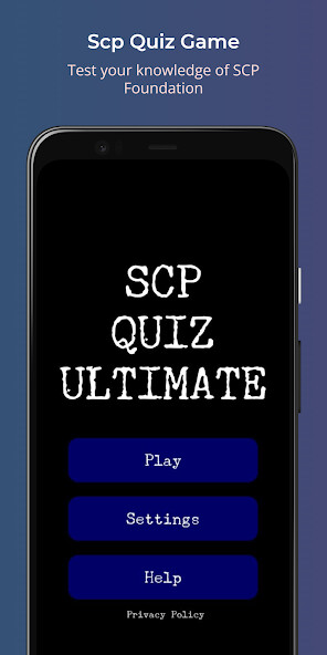 Run android online APK Scp Quiz Ultimate from MyAndroid or emulate Scp Quiz Ultimate using MyAndroid