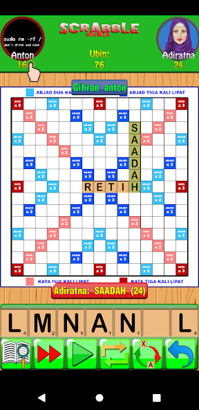 Run android online APK Scrabble Bahasa Indonesia from MyAndroid or emulate Scrabble Bahasa Indonesia using MyAndroid
