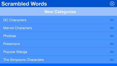 Emulate iPhone app ScrambledWords vla using MyAndroid