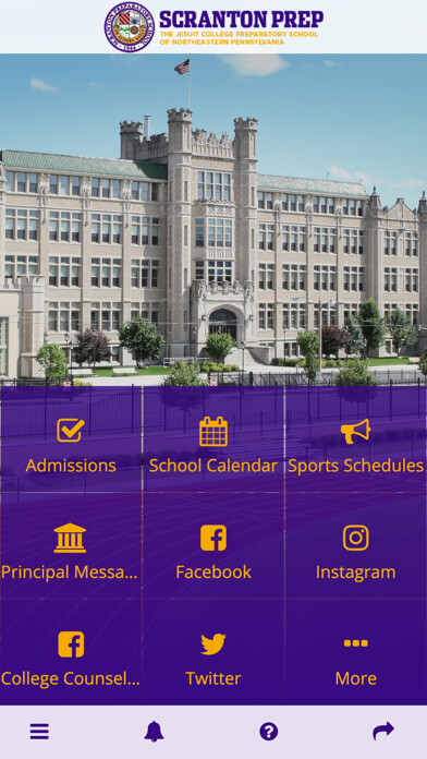 Emulate iPhone app Scranton Preparatory School using MyAndroid