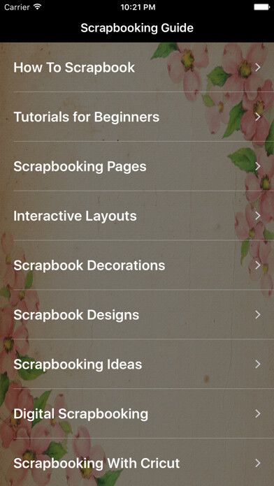 Emulate iPhone app Scrapbooking Guide: Learn How To Make Scrapbook using MyAndroid