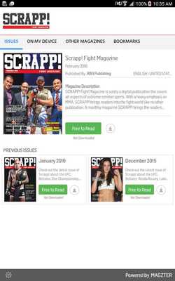 Emulate Android APK Scrapp! Fight Magazine