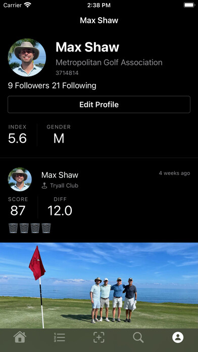 Emulate iPhone app Scratch - Golf Social Network using MyAndroid Emulate iPhone app Scratch - Golf Social Network using MyAndroid