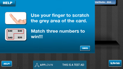 Emulate iPhone app Scratch n Win using MyAndroid