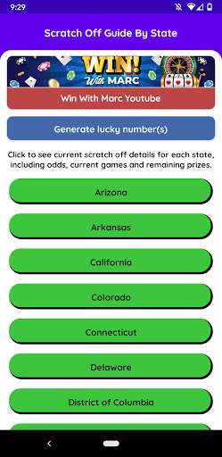 Run android online APK Scratch Off Guide By State from MyAndroid or emulate Scratch Off Guide By State using MyAndroid Run android online APK Scratch Off Guide By State from MyAndroid or emulate Scratch Off Guide By State using MyAndroid