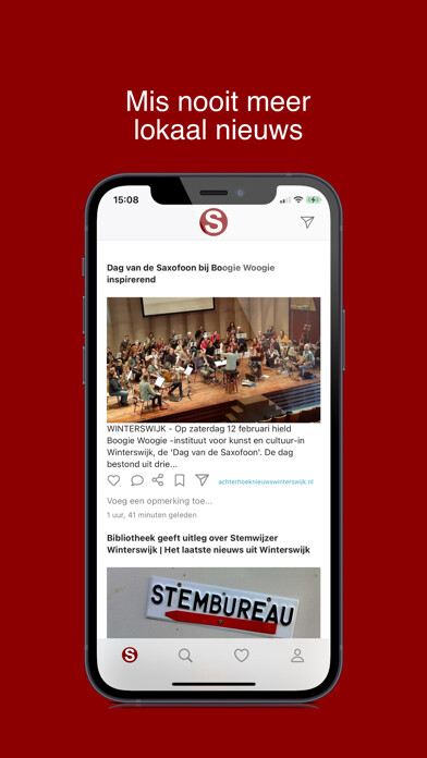 Emulate iPhone app ScrEad - News for Everyone using MyAndroid
