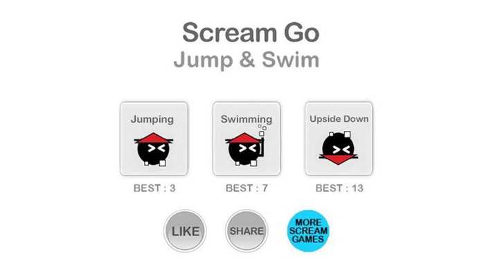 Emulate Android APK Scream Go : Jump  Swim