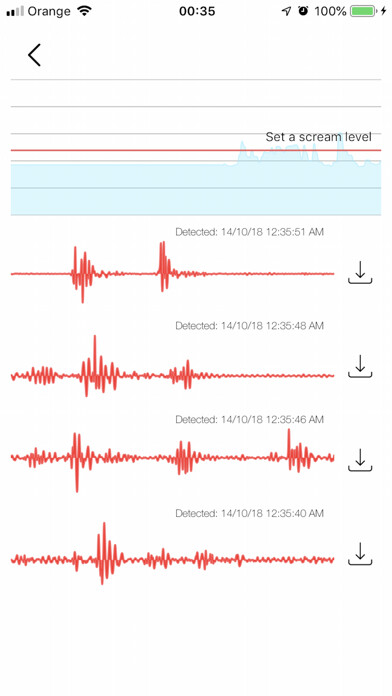Emulate iPhone app Scream Tracker - detect noises using MyAndroid Emulate iPhone app Scream Tracker - detect noises using MyAndroid