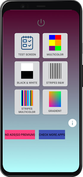 Run android online APK Screen Colors(Burn-in Tool) from MyAndroid or emulate Screen Colors(Burn-in Tool) using MyAndroid