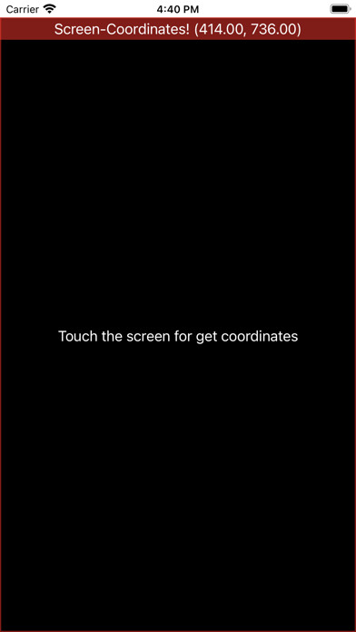Emulate iPhone app Screen Coordinates using MyAndroid