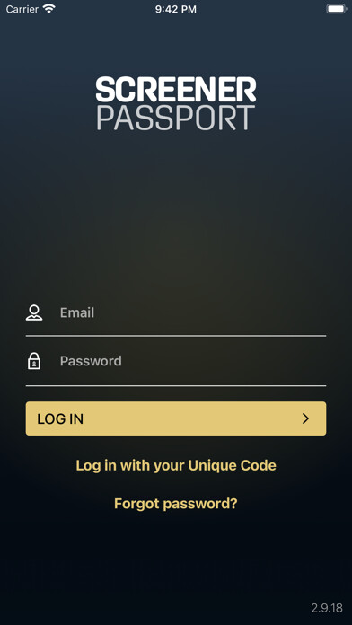 Emulate iPhone app Screener Passport using MyAndroid Emulate iPhone app Screener Passport using MyAndroid