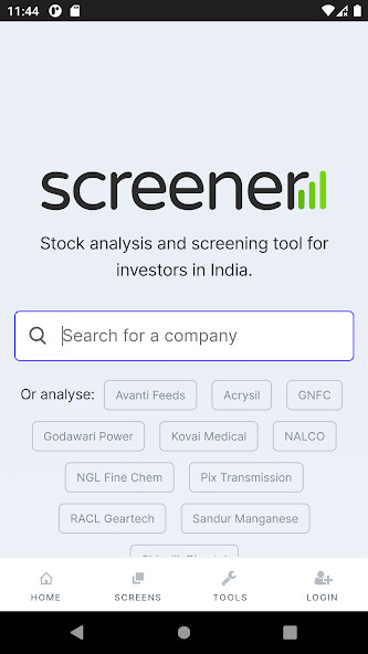 Run android online APK Screener from MyAndroid or emulate Screener using MyAndroid