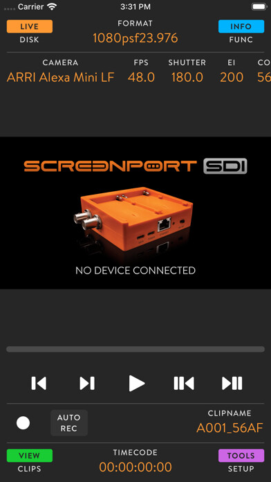 Emulate iPhone app ScreenPort using MyAndroid