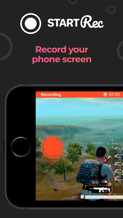 Emulate iPhone app Screen Recorder - StartRec using MyAndroid