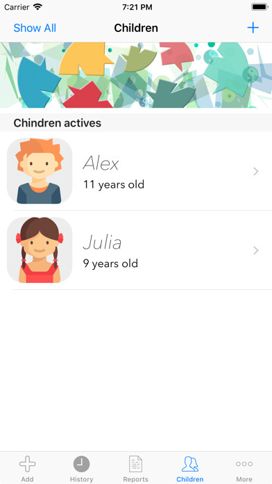Emulate iPhone app ScreensDo Healthier Children using MyAndroid Emulate iPhone app ScreensDo Healthier Children using MyAndroid