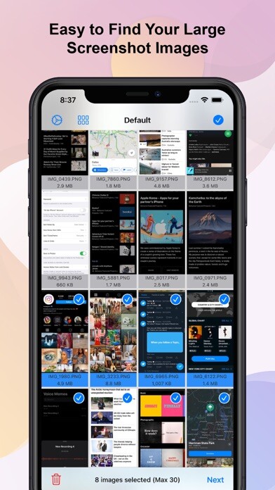 Emulate iPhone app ScreenshotApp using MyAndroid