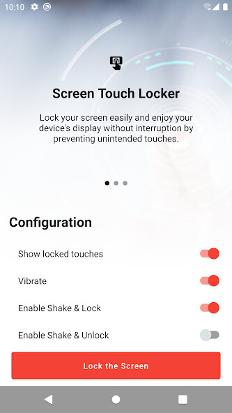 Run android online APK Screen Touch Locker from MyAndroid or emulate Screen Touch Locker using MyAndroid