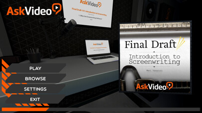 Emulate iPhone app Screenwriting For Final Draft using MyAndroid