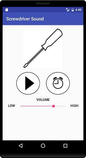 Run android online APK Screwdriver Sound from MyAndroid or emulate Screwdriver Sound using MyAndroid