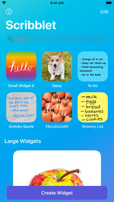 Emulate iPhone app Scribblet using MyAndroid