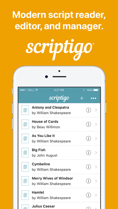 Emulate iPhone app Scriptigo Pro using MyAndroid