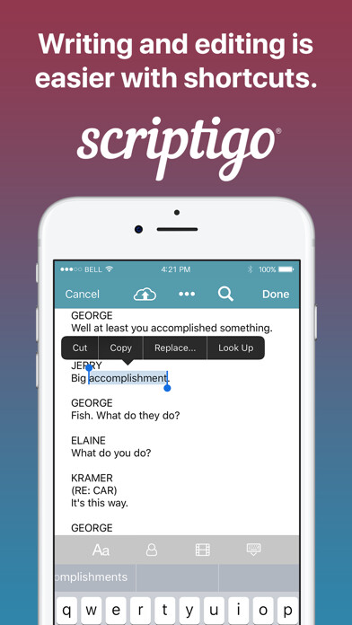 Emulate iPhone app Scriptigo: Scripts On-the-Go using MyAndroid Emulate iPhone app Scriptigo: Scripts On-the-Go using MyAndroid