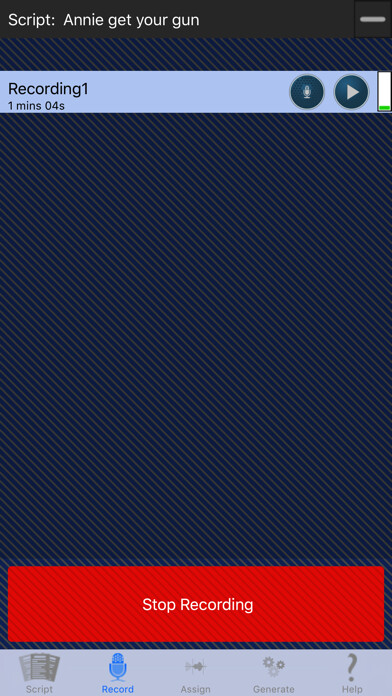 Emulate iPhone app ScriptRecorder for LineLearner using MyAndroid Emulate iPhone app ScriptRecorder for LineLearner using MyAndroid