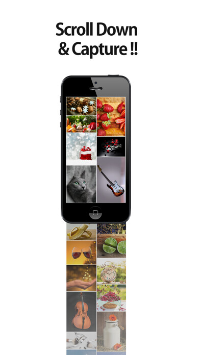 Emulate iPhone app Scroll Down & Capture using MyAndroid