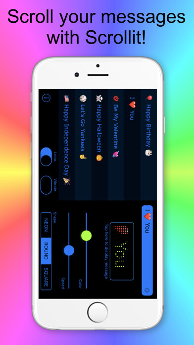 Emulate iPhone app Scrollit: display scrolling using MyAndroid Emulate iPhone app Scrollit: display scrolling using MyAndroid