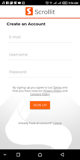 Run android online APK Scrollit from MyAndroid or emulate Scrollit using MyAndroid