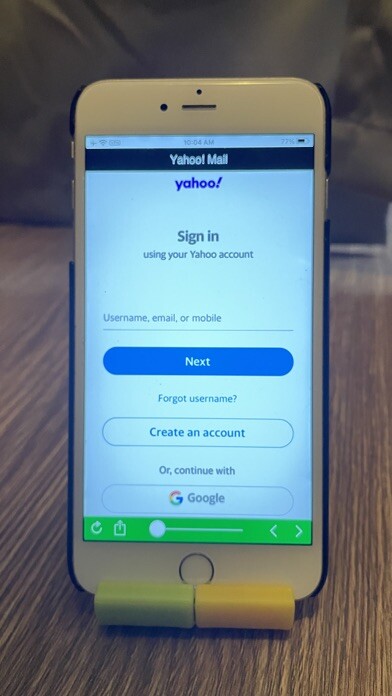 Emulate iPhone app ScrollShare Email - Efficient using MyAndroid