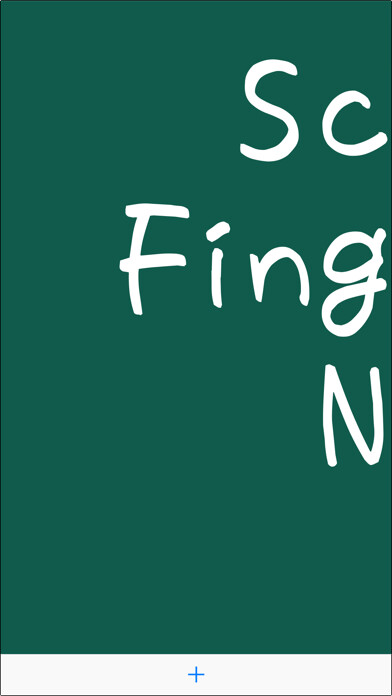 Emulate iPhone app Scrol-Notes : finger writing using MyAndroid