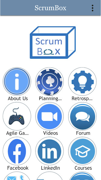 Run android online APK Scrum Box from MyAndroid or emulate Scrum Box using MyAndroid