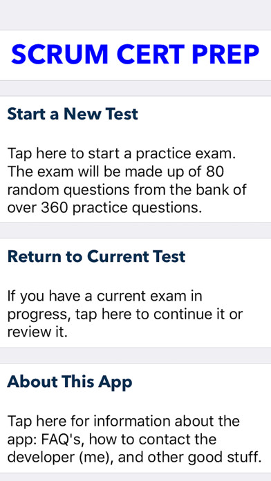 Emulate iPhone app Scrum Cert Prep using MyAndroid Emulate iPhone app Scrum Cert Prep using MyAndroid