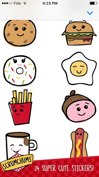 Emulate iPhone app Scrumchums™ Sticker Pack using MyAndroid Emulate iPhone app Scrumchums™ Sticker Pack using MyAndroid