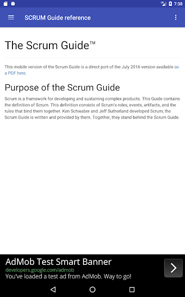 Run android online APK SCRUM Guide Handbook from MyAndroid or emulate SCRUM Guide Handbook using MyAndroid