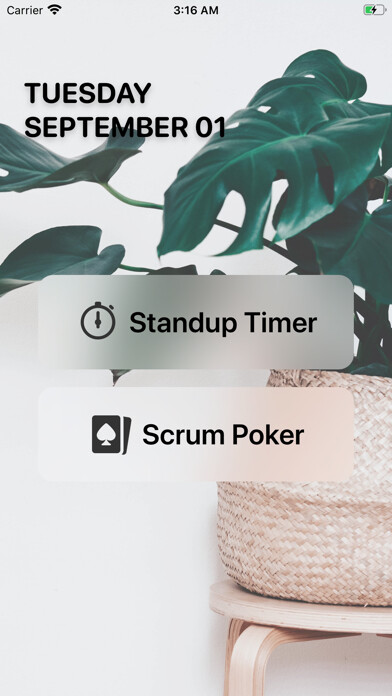 Emulate iPhone app Scrum Party using MyAndroid