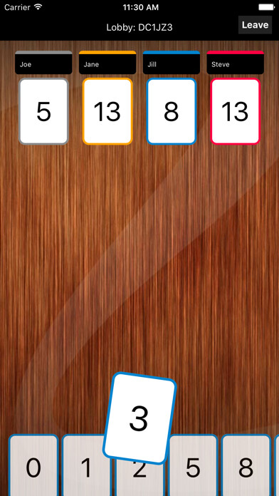 Emulate iPhone app Scrum Poker - Agile Planning using MyAndroid Emulate iPhone app Scrum Poker - Agile Planning using MyAndroid