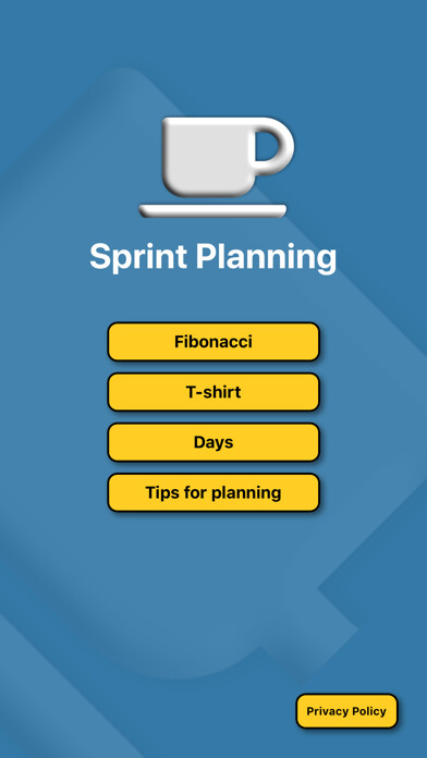 Emulate iPhone app Scrum Poker Sprint Planning using MyAndroid