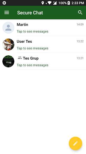 Run android online APK SC (Secure Chat) from MyAndroid or emulate SC (Secure Chat) using MyAndroid