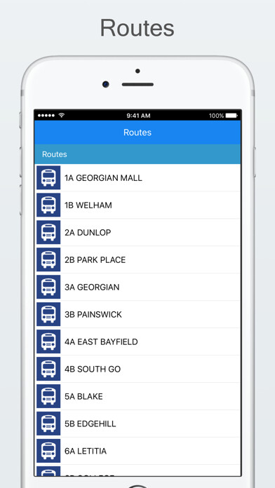 Emulate iPhone app SC Transit - Barrie using MyAndroid