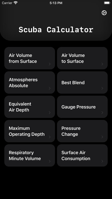 Emulate iPhone app Scuba Calculator using MyAndroid Emulate iPhone app Scuba Calculator using MyAndroid