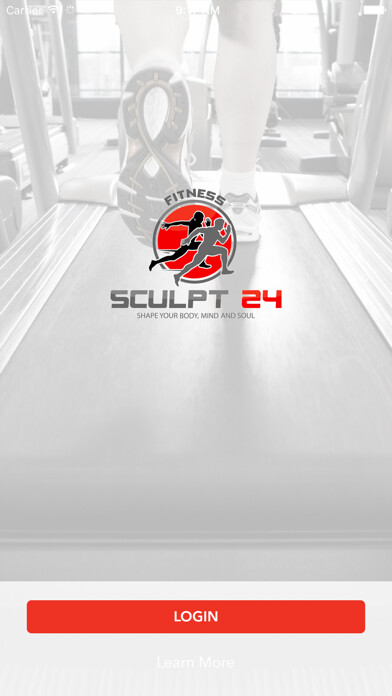 Emulate iPhone app Sculpt 24 Fitness using MyAndroid