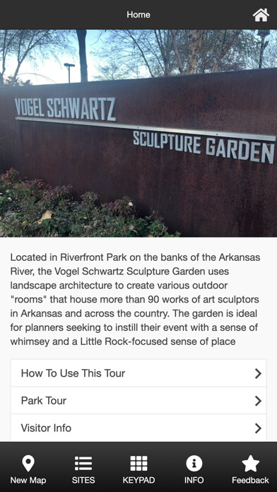 Emulate iPhone app Sculpture at the River Market using MyAndroid