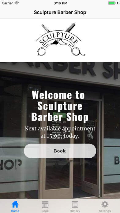 Emulate iPhone app Sculpture Barber Shop using MyAndroid Emulate iPhone app Sculpture Barber Shop using MyAndroid