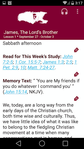 Emulate Android APK SDA Sabbath School Quarterly