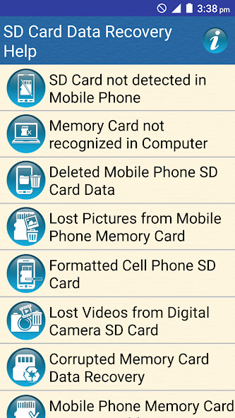 Run android online APK SD Card Data Recovery Help from MyAndroid or emulate SD Card Data Recovery Help using MyAndroid