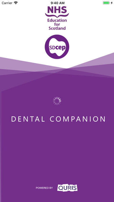 Emulate iPhone app SDCEP Dental Companion using MyAndroid
